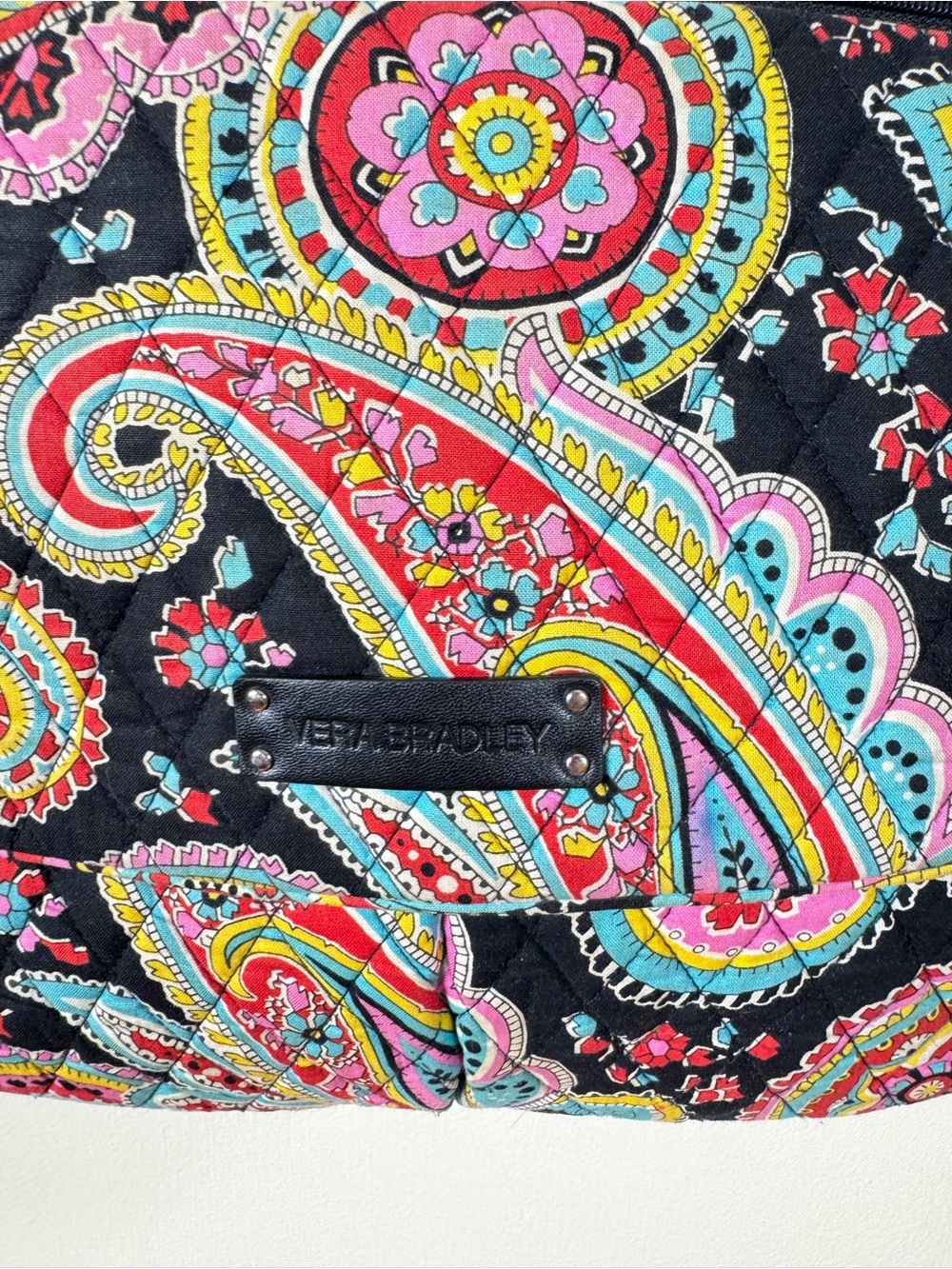 Vera Bradley Signature Parisian Paisley Hipster Crossbody Bag Bohemian Quilted - Picture 3 of 7